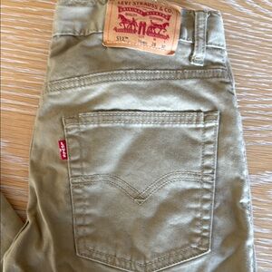 Levi's 511 Slim 28 x 30 Khaki Jeans